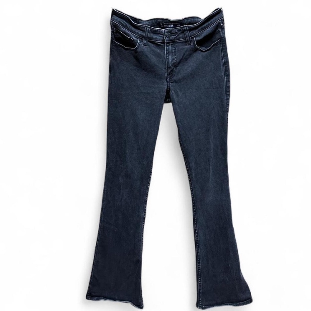 Hollister Charcoal Low-Rise Bootcut Jeans 6L Y2K Style 2000s Style Jeans EUC